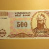 AZERBAIJAN 1993-2001 SET OF 500 AND 1000 MANAT